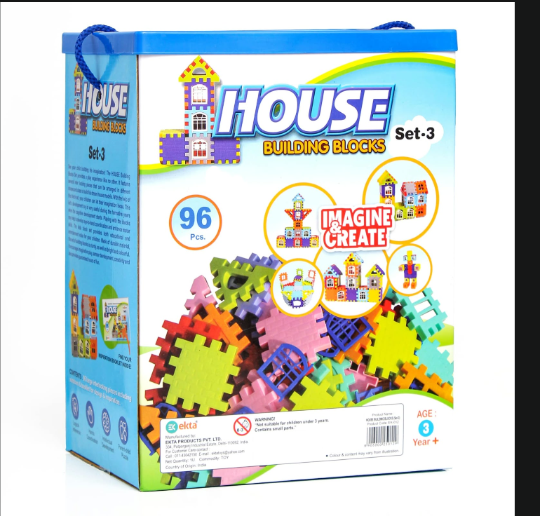 Beatbox Building Blocks for Kids – House Construction Building Set | Creative Construction Toy